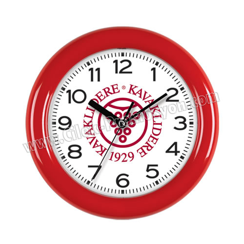 Duvar Saati 24,5 Cm Boyalı