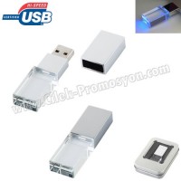 Ucuz Promosyon Flash Bellek 8 GB - Şeffaf Gövdeli AFB3287-8