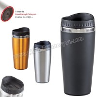 Kulpsuz Devrilmez Thermos Mug 450 mL - Metal ATM21169